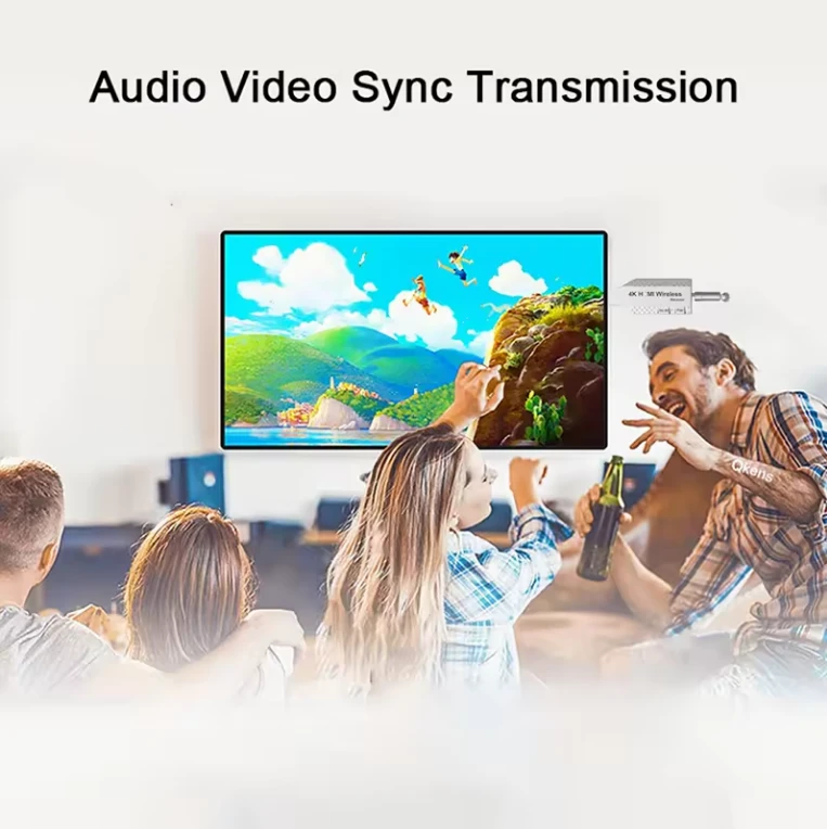 300M 4K Wireless HDMI Extender – 1TX To 4RX HDMI Wireless Transmitter And Receiver Kit suppliers
