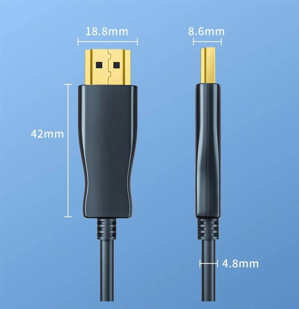 4K AOC Fiber Optic HDMI 2.0 Cable factory