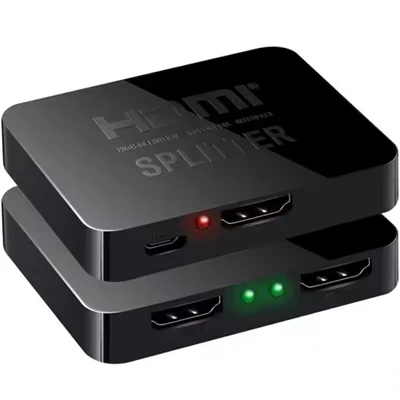4K @ 30Hz HDMI 1.4 Splitter 1 Antre Pou 2 Sorti